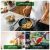 Itopfox 14-Piece Heat-Resistant Silicone Kitchen Utensil Set with Holder, Spatulas, Spoons, and More, Dishwasher Safe, BPA-Free, Multicolor - 3 of 4