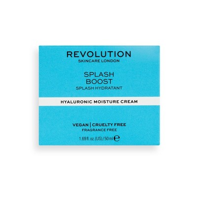 Makeup Revolution Skincare Splash Boost Cream with Hyaluronic Acid - 1.69 fl oz