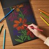 Bright Creations 30 Sheets Cold Press Watercolor Paper, Black Drawing Paper Pad for Acrylic, Gouache, and Metallic Color, 9 x 12 In - 3 of 4