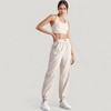Anna-Kaci Active Women's High Waist Jogger Pants with Elastic Cuffs and Side Pockets - 2 of 4