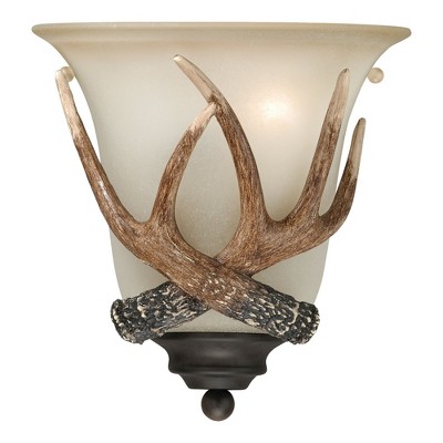 Vaxcel Yoho 1 - Light Sconce in  Black Walnut