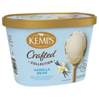 Kemps Crafted Collection Vanilla Bean Ice Cream - 1.5qt