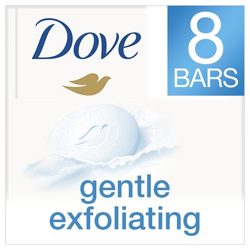bar beauty dove exfoliating gentle 8ct 4oz target upcitemdb upc soap bath body