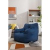 NicBex Teddy Fabric Bean Bag Chair,Lazy Sofa Chair with Tufted Foam,Modern Lounge Chair for Living Room - 4 of 4