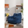 NicBex Teddy Fabric Bean Bag Chair,Lazy Sofa Chair with Tufted Foam,Modern Lounge Chair for Living Room - image 4 of 4