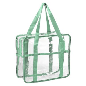Unique Bargains Large PVC Zipper Makeup Bags and Organizers 1 Pc - 1 of 4