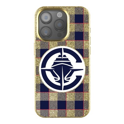 Keyscaper NBA Plaid Bling Cell Phone Case for iPhone 14 Pro Max