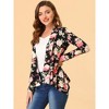 INSPIRE CHIC Women's Long Sleeves Open Front Asymmetric Hem Lightweight Cardigan - 3 of 4