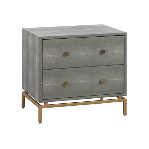 TOV Furniture Pesce Shagreen Nightstand - 1 of 4