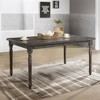 Sapphtopaz Dining Table Kitchen Table Rectangular Dining Table Dining Room Table for 6 with Sturdy Frame for Kitchen, Dining Room - 2 of 4