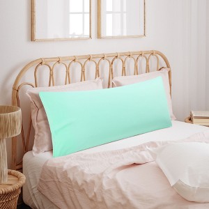 PiccoCasa 90 GSM Solid Soft Envelope closure Microfiber Body Pillowcase - 1 of 4