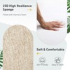 Aoodor Outdoor High Back Dining Chair Cushion Set, Water Proof & Stain Resistant, Polyester Fabric Cover with Ties and Zipper, Set of 2 - 4 of 4
