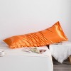 Satin Body Pillowcase for Hair and Skin, Luxurious and Silky Body Pillow Cover with Envelope Closure - NTBAY - 3 of 4