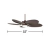52" Casa Vieja Breeze Tropical Indoor Outdoor Ceiling Fan with LED Light Remote Oil Brushed Bronze Palm Leaf Glass Damp Rated for Patio Exterior House - 4 of 4