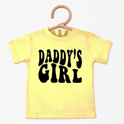 The Juniper Shop Daddy's Girl Wavy Toddler Short Sleeve Tee