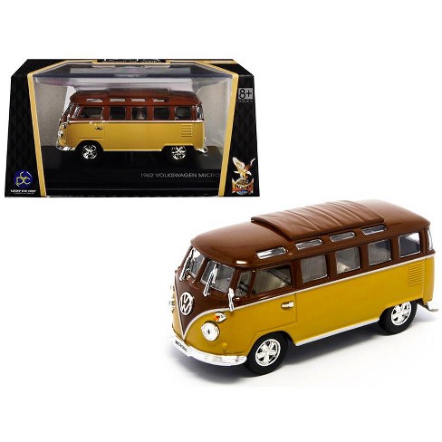 1962 Volkswagen Microbus Van Bus Brown 1/43 Diecast Model By Road 