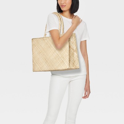 Shade & Shore Straw Weave XL Tote Bag - Shade & Shore™ Natural — фото 2