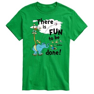 Men's - Dr. Seuss - Fun To Be Done Short Sleeve Graphic T-Shirt - 1 of 4