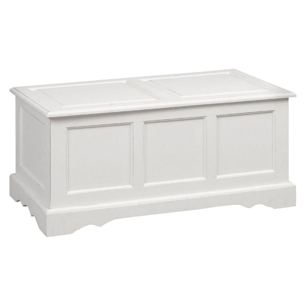 Photos - Dresser / Chests of Drawers Hayden Blanket Chest Antique Ivory - Carolina Chair & Table