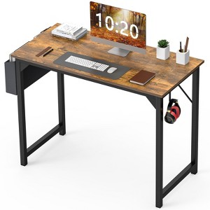 40 Inch Game Computer Desk with Storage, Home Office Modern Simple Style PC Table for Youth Student Adult - 1 of 4