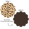 Big Dot of Happiness Leopard Print - Cheetah Party Round Table Decorations - Paper Chargers - Place Setting For 12 - 3 of 4