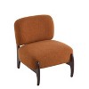 CAVINAS 25.5" Modern Boucle Accent Chair with Solid Wood Frame, Minimalist Lounge Armchair for Living Room, Bedroom, Office - 3 of 4