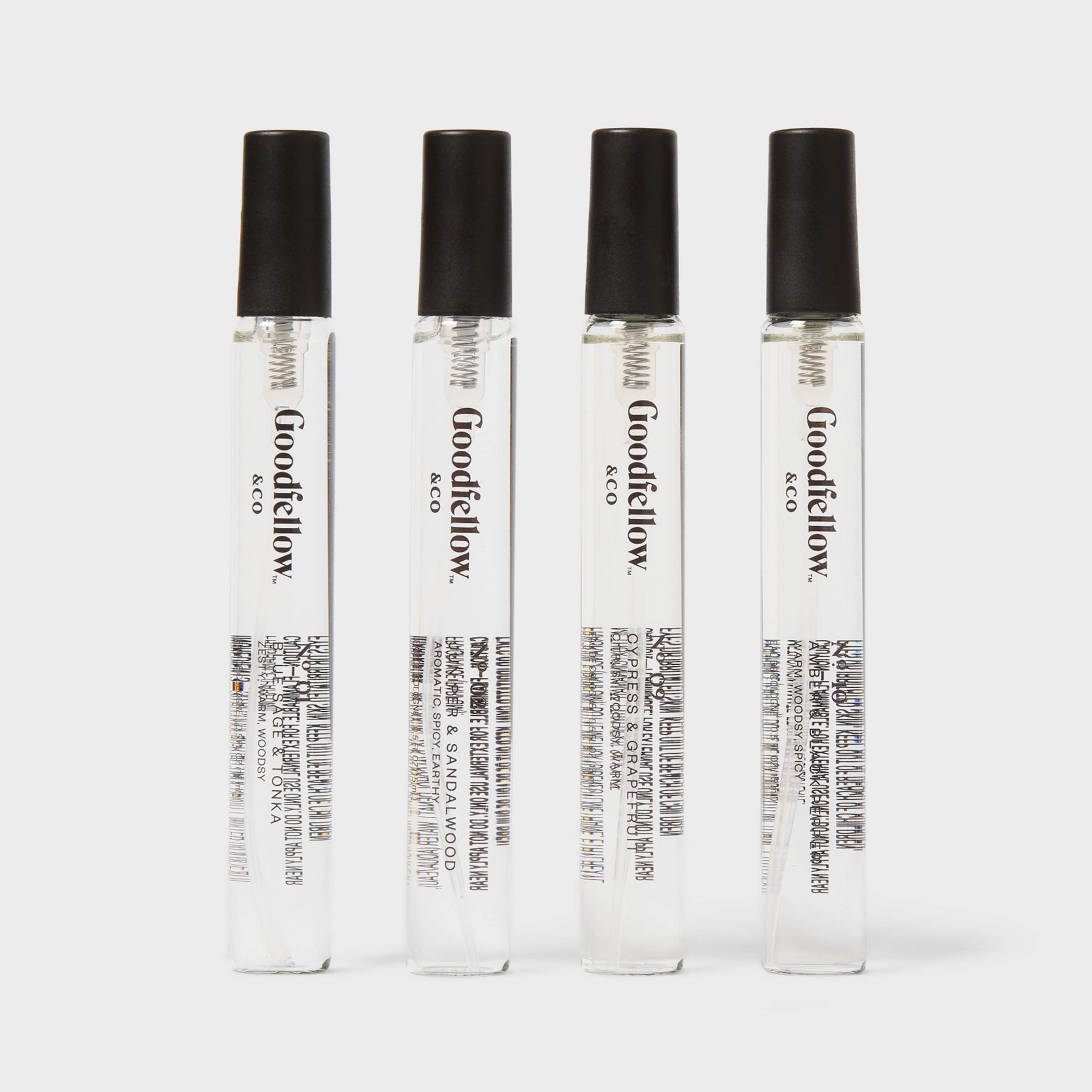 Cologne Sampler Set - Trial Size - 0.5 fl oz/4ct - Goodfellow & Co™