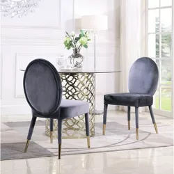Set of 2 Jerett Dining Chair Gray - Chic Home Design