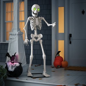 68" Animated Premium Skeleton Halloween Scene Prop - Hyde and EEK! Boutique™ - 1 of 3