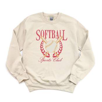 Simply Sage Market Women's Graphic Sweatshirt Softball Sports Club