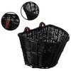 Wicker Front Cargo Bike Basket - Perfect for Riders of All Ages and Genders - for Beach Cruiser, Stationary Bike, E-bike, or Road Bike - 3 of 4