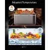 Acekool 6-Pack Full Size Steam Table Pans, 2.5" Deep Commercial Stainless Steel Hotel Pans with Handles, Anti-Jam Design - 2 of 4