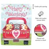 Magnolia Garden Happy Valentine's Dogs in Truck 30 x 44 Inch Polyester Garden Flag - 2 of 2
