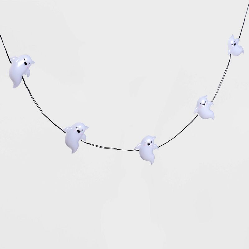 Ghost Reflector Cool White LED Bulbs Halloween String Lights - Hyde &#38; EEK! Boutique&#8482;, 5 of 6