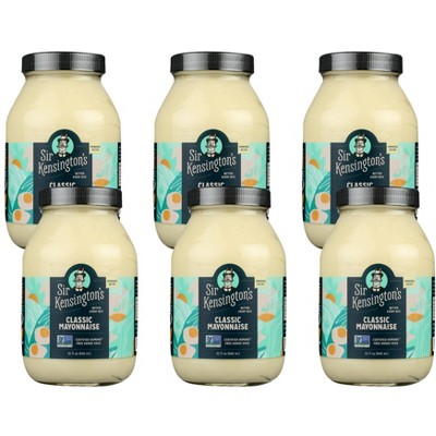 Sir Kensington's Classic Mayonnaise - Case Of 6/32 Oz : Target