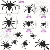 Racxily 40PCS Plastic Spiders, Black Realistic Plastic Fake Scary Spiders For Halloween Prank Props Halloween Plastic Spider - 3 of 4
