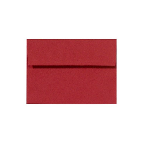 Lux A4 Invitation Envelopes 4 1/4 X 6 1/4 250/box Ruby Red Lux-4872-18 ...