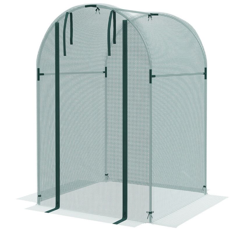 Outsunny Plant Protection Tent Crop Cage with Zippered Door for Plants, Herbs, Fruits, 4 of 7