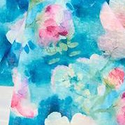 light turq floral