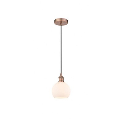 Athens - 1 Light Mini Pendant In Industrial Style-8.88 Inches Tall and 6 Inches Wide