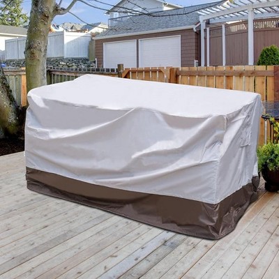 XIZZI Patio Furniture Set Cover Outdoor Sectional Sofa Set Covers Outdoor Ottoman and Patio Sofa Set Covers Water Resistant