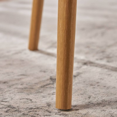 Gary Traditional Oak Finish Faux Wood Side Table