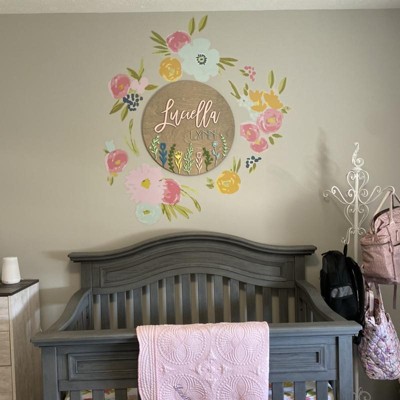 Wall Decal Floral 9pc - Cloud Island™ Pink : Target