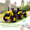 Jojoka 12V Kids Ride On Tractor Car Battery Powered Tractor Car Toy with Detachable Trailer and Remote Control - 4 of 4