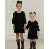 2Bunnies Girls' Boho Floral Lace Scalloped Hem Dress - 4 of 4