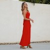 Women's Front Twist & Keyhole Maxi Dress - Cupshe - 2 of 4