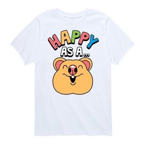 Boys' - Instant Message - Happy As A Quokka Short Sleeve Graphic T-Shirt - 1 of 4