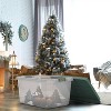 Hefty 72qt Ornament Divider And Green Lid Storage Box Clear : Target