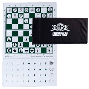 WE Games Magnetic Travel Chess Set Trifold - 1 of 4