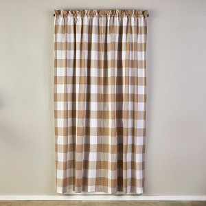 SKL Home By Saturday Knight Ltd Grandin Curtain Panel - Tan/White - 1 of 4